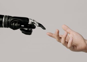 AI, human, hands