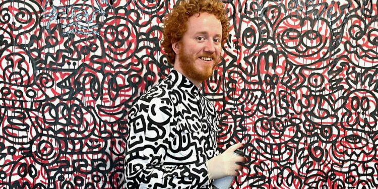 The doodle art genius known as Mr. Doodle, Sam Cox (Photo:Arts&LifeNews)